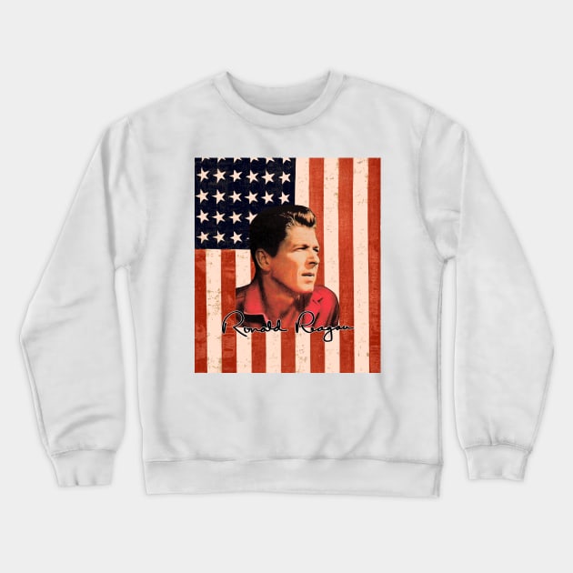 Ronald Reagan Crewneck Sweatshirt by CANJ72